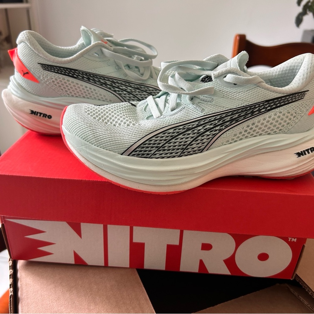 Puma Green Athletic Shoes with Nitro Technology